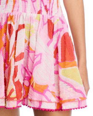 Cory Smocked Strapless Dress