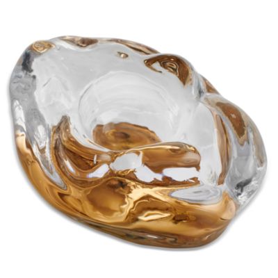 Snippan Clear/Gold Sculpture 