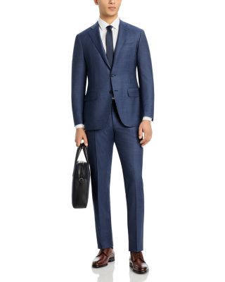 Kei Sharkskin Check Regular Fit Suit