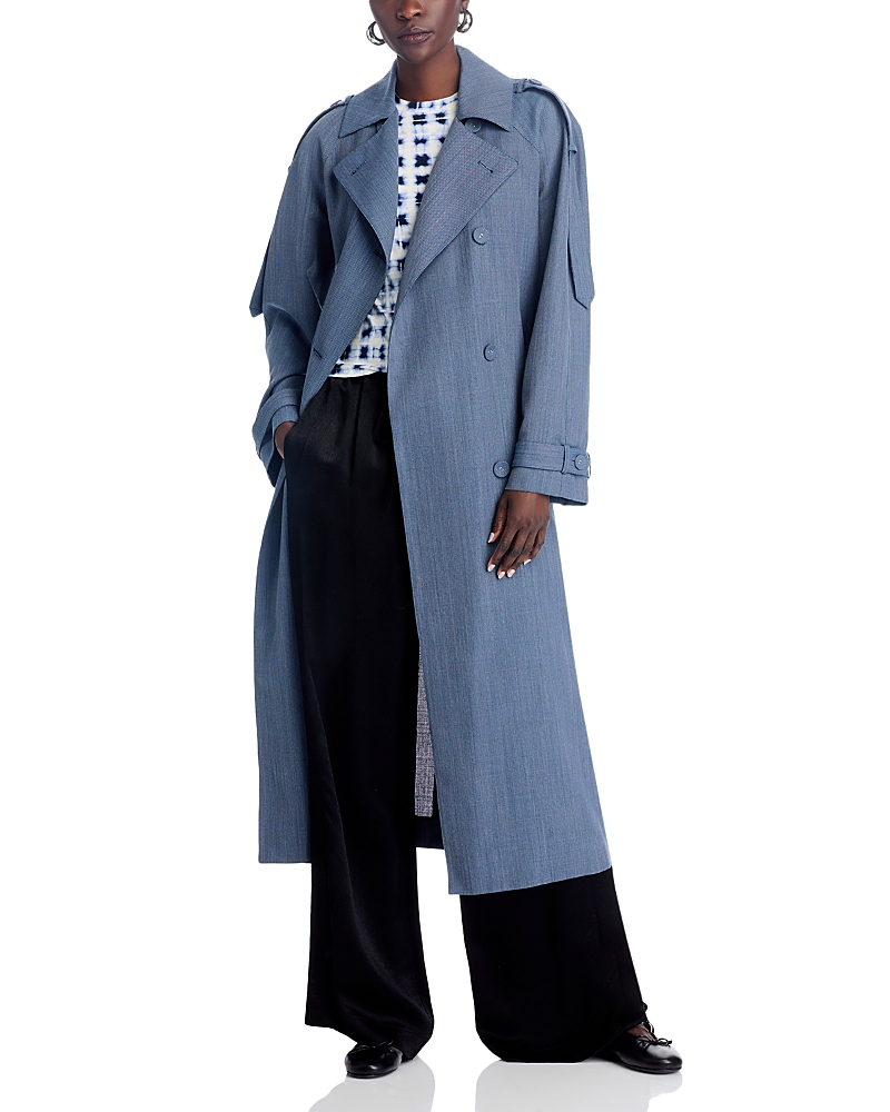 Shop Proenza Schouler White Label Sakia Coat In Denim