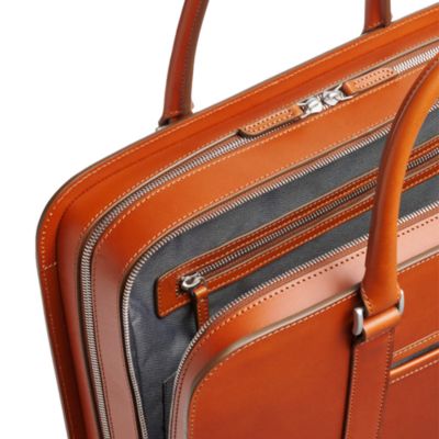 Palissy Double Leather Briefcase