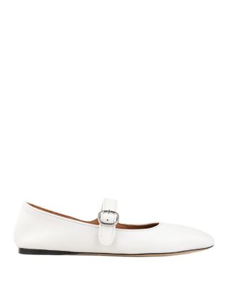 Women's Shiny Leather Ballet Flats