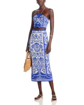 Tapestry Knit Skirt 