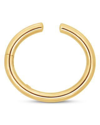High Polished Hinge Cuff Bracelet in 14K Yellow Gold