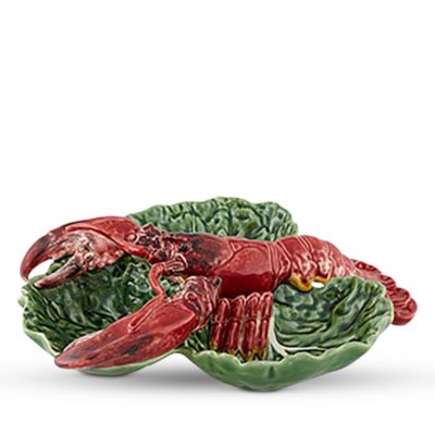 Bordallo Pinheiro - Cabbage with Lobsters Large Appetizer Plate