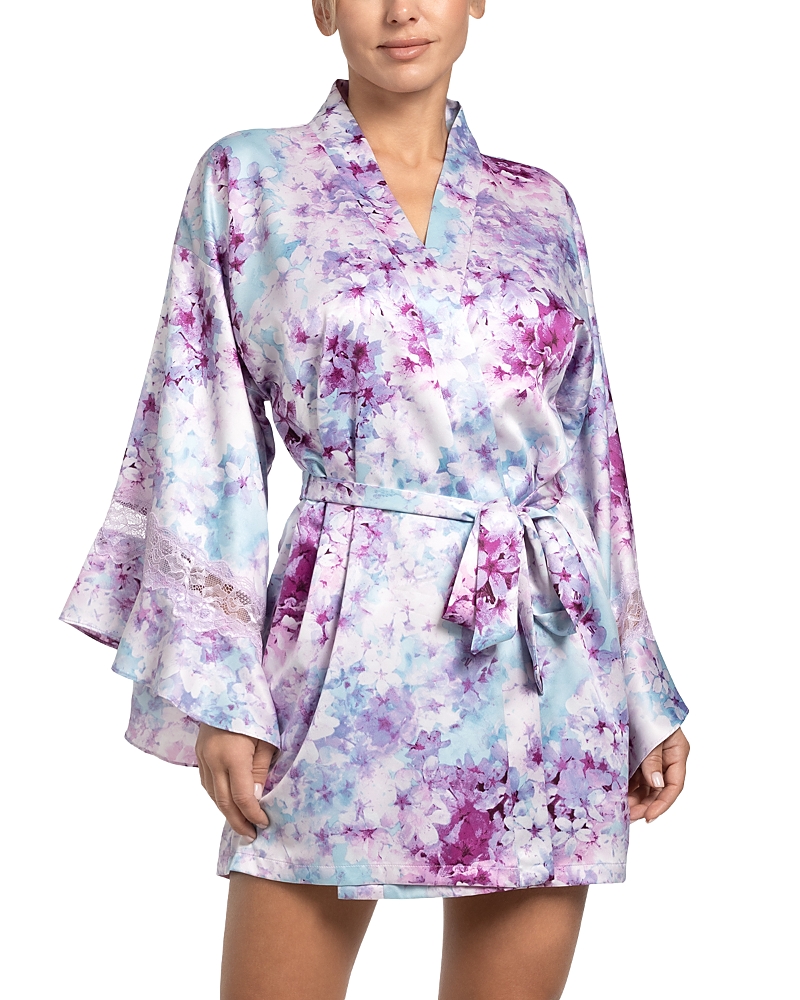 In Bloom By Jonquil Sabrina Print Satin Wrap