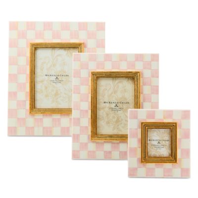 Rosy Check Picture Frame, 5&amp;quot; x 7&amp;quot;