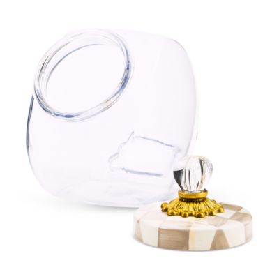 Sweets Jar with Mocha Check Lid