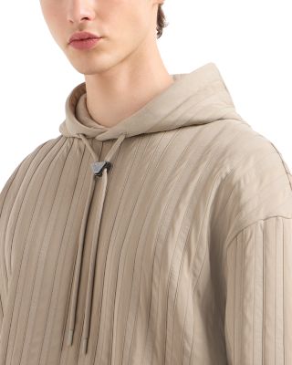 Striped Hooded Sweatshirt