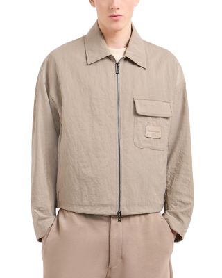 Emporio Armani - Regular Fit Nylon Trucker Jacket