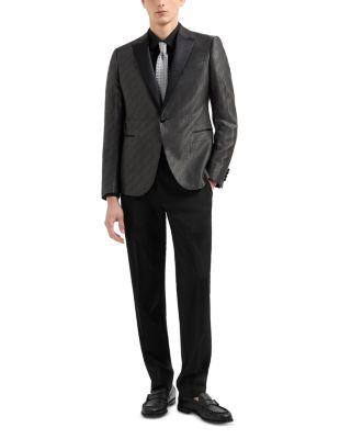 M Line Slim Fit Embossed Jacquard Dinner Jacket