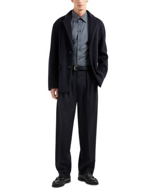 Regular Fit Geometric Pattern Sport Shirt