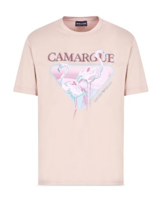 Embroidered Flamingo Tee
