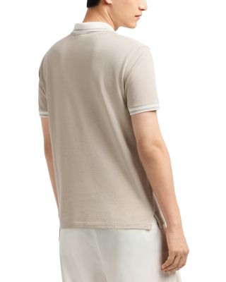 Contrasting Collar & Cuffs Polo Shirt 