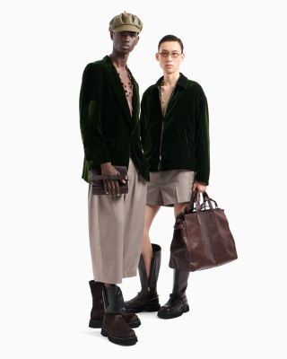 Regular Fit Velvet Trucker Jacket