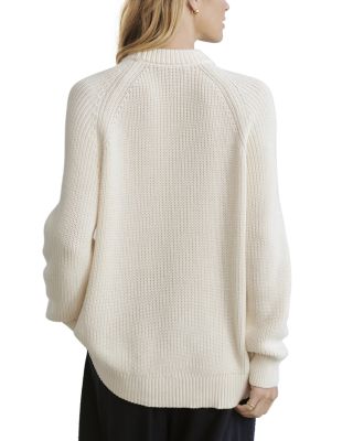 Oversized Cotton Fisherman Sweater
