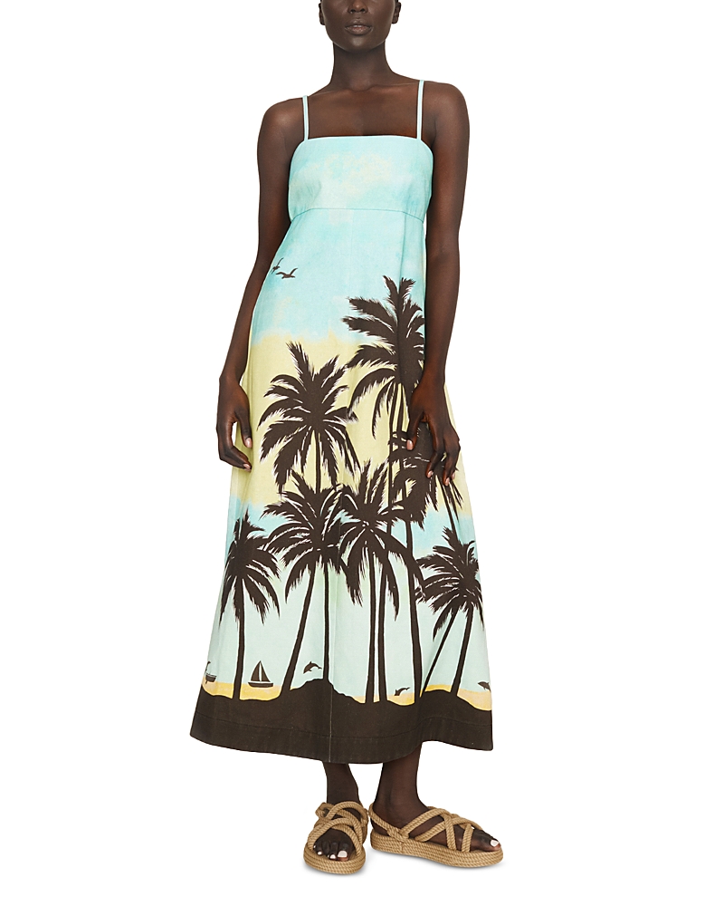 Shop Alemais Sail Away Day Dress In Multi