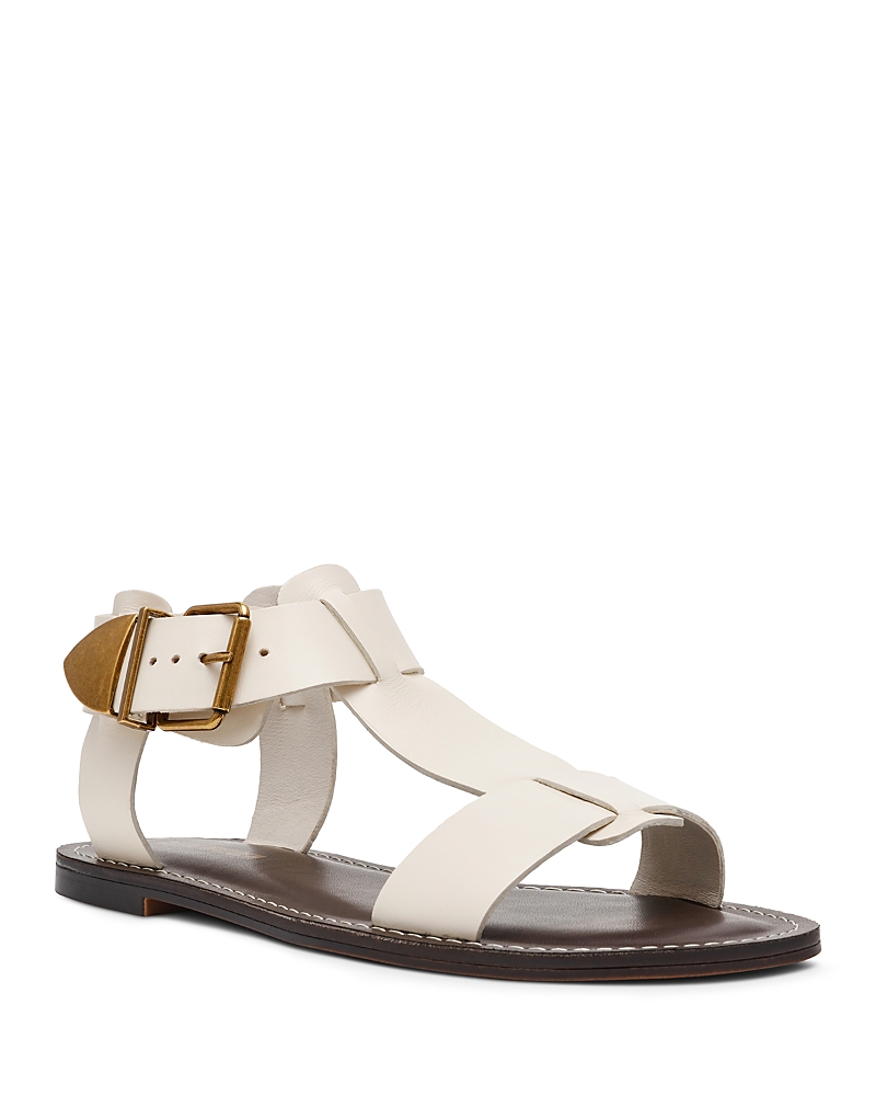 Steve Madden Brazinn Gladiator Sandal In Bone Leather