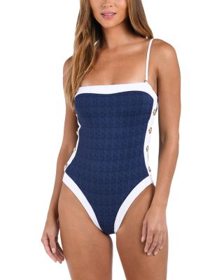 L'AGENCE - Tory Bandeau One Piece Swimsuit