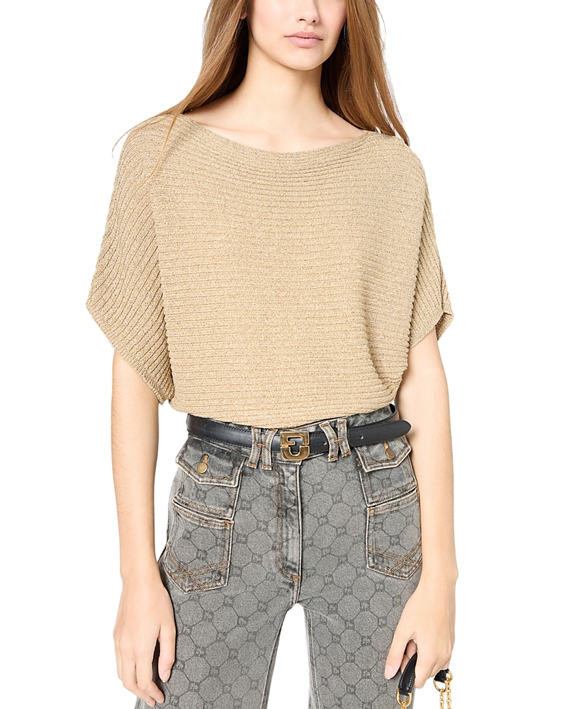 GERARD DAREL JENA RIBBED KNIT SWEATER