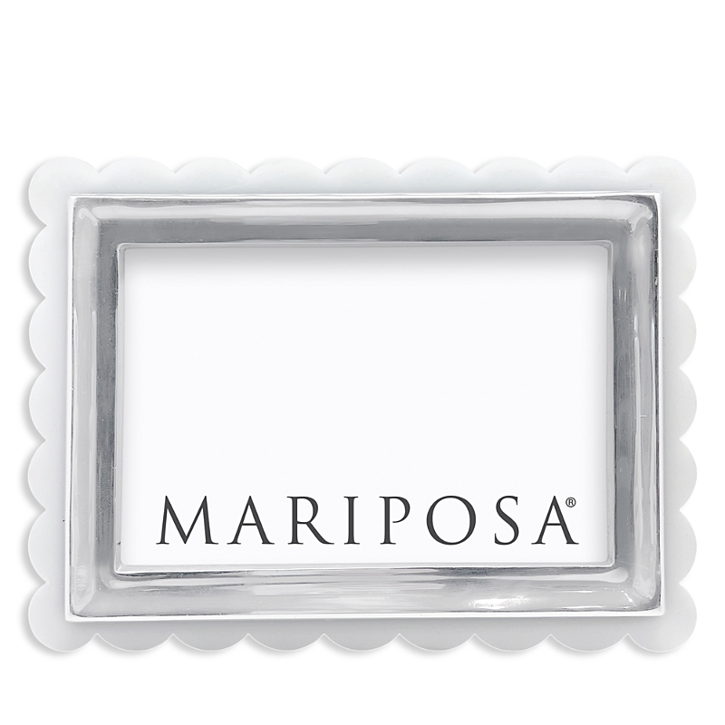 Mariposa Acrylic Scallop Picture Frame, 4 x 6