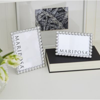Baubles White Picture Frame, 4" x 6"