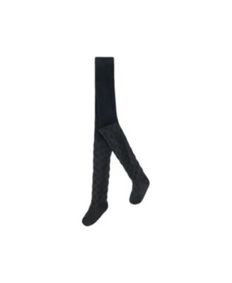 Deux par Deux - Tights with Bow Jacquard - Baby