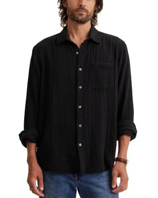 Velvet by Graham & Spencer - Elton Woven Gauze Regular Fit Button Down Shirt