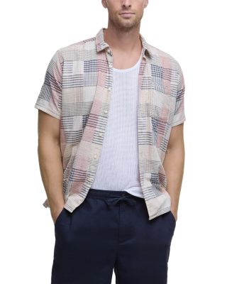 Relaxed Fit Linen Blend Shorts 