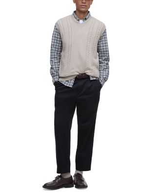 Navar Regular Fit Knit Vest 