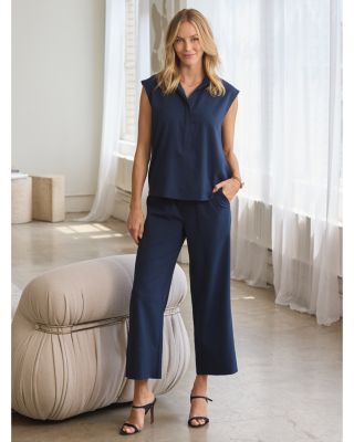 Tie Waist Ankle Pants