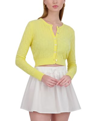 Checker Knit Cardigan 