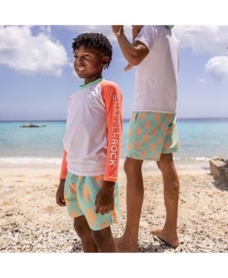 Boys' Coastal Shells Sustainable Swim Short - Little Kid, Big Kid