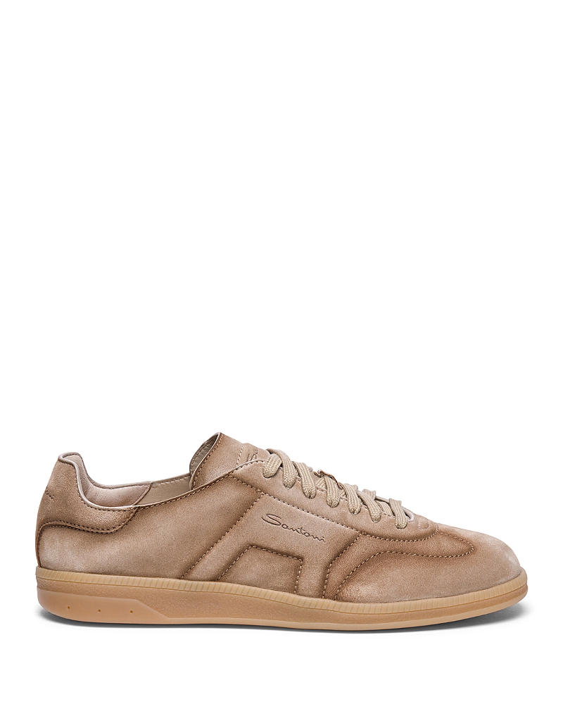 Santoni Oly Cube Sneakers Olympic In Light Brown