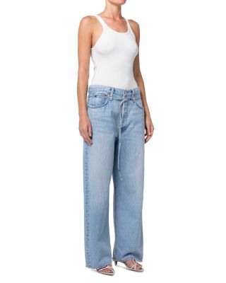 Emmi High Rise Wide Leg Jeans in Incline