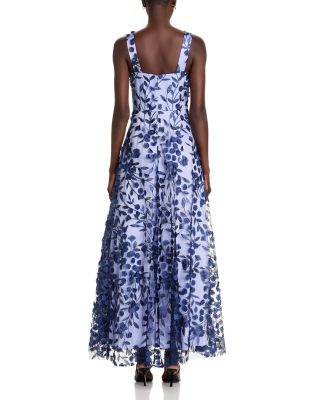 Embroidered 3D Appliqu&amp;eacute; Gown