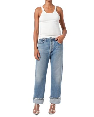 Fran Low Rise Straight Leg Jeans in Reign