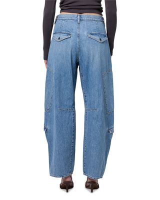 Flight High Rise Barrel Jeans in Zenith