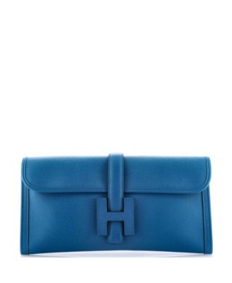 Pre-Owned HERMES 29 Jige Elan Clutch Epsom
