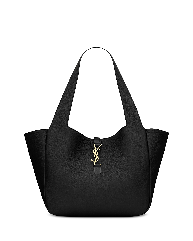 Saint Laurent Le 5 A 7 Bea Shoulder Tote Bag in Grained Leather