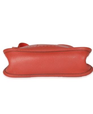 Pre-Owned Hermes Mini Evelyne TPM Leather Handbag