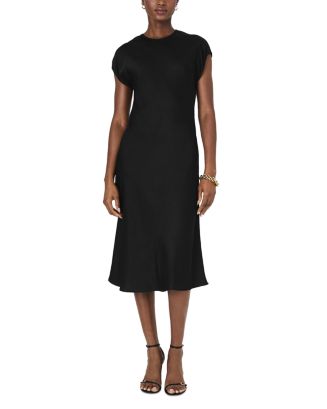 french connection women's ennis satin midi dress reviews FRENCH CONNECTION Ennis Satin Column Midi Dress