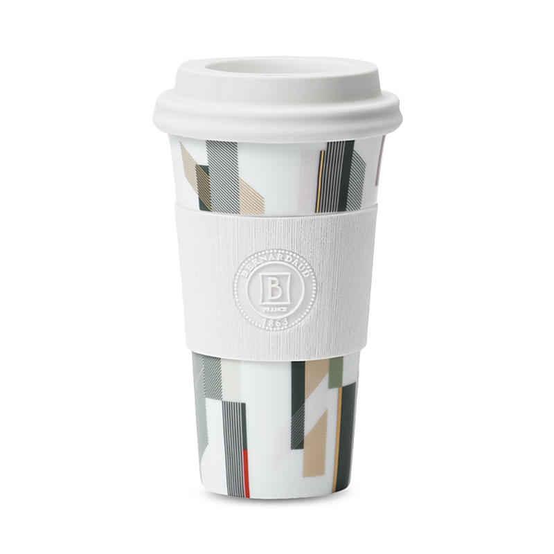Bernardaud Charly Mug, Green In Green