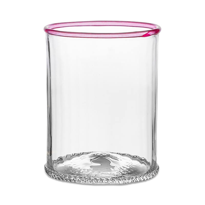 Juliska Nell Double Old Fashioned Glass In Pink