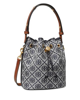 T Monogram Bucket Bag