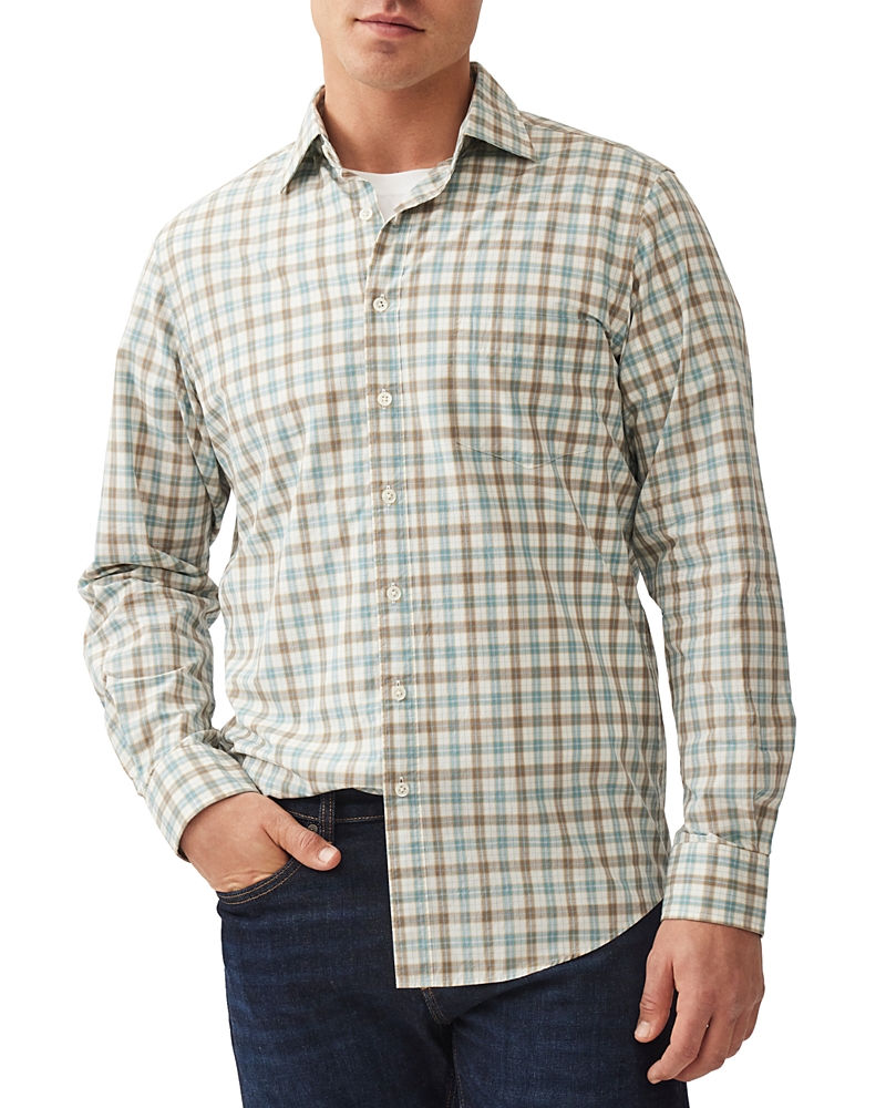 Rodd & Gunn Dowling Bay Sports Fit Shirt In Taupe