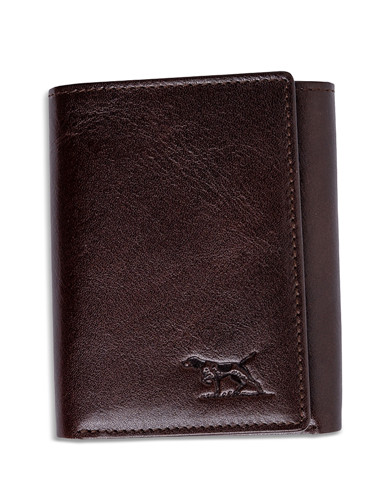Rodd & Gunn Westport Trifold Wallet In Dark Brown