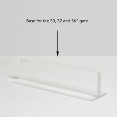 Low Clear Pet Gate Panel