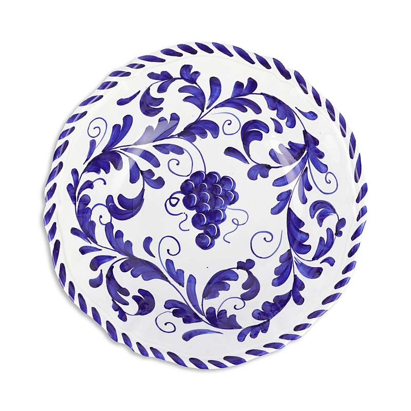 Vietri Arezzo Cobalt Serving Bowl In Blue