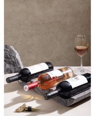 Georgia Brown Onyx Wine Bottle Holder